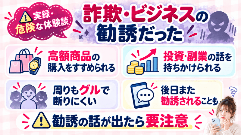 詐欺・ビジネスの勧誘