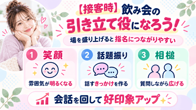 接客時