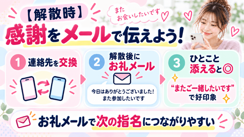 解散時